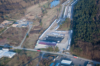 Lager Bürstner im Ortsteil Altenstadt in Wissembourg im Bundesland Bas-Rhin, Frankreich