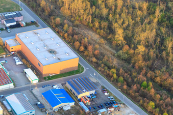 Lager des Einrichtungshaus Weber in Herxheim bei Landau im Bundesland Rheinland-Pfalz, Deutschland