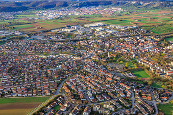 Glemsaue in Ditzingen im Bundesland Baden-Württemberg, Deutschland