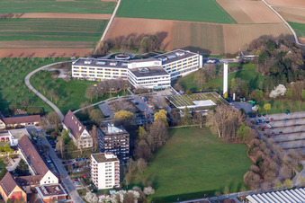 Klinikgelände des Kreiskrankenhaus in Leonberg im Bundesland Baden-Württemberg, Deutschland