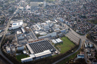 Industriegebiet West in Leonberg im Bundesland Baden-Württemberg, Deutschland