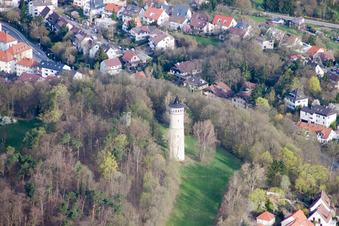 Luftaufnahme von Engelbergturm in Leonberg im Bundesland Baden-Württemberg, Deutschland