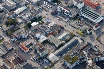 Wörwag,  Strohgäustraße im Ortsteil Zuffenhausen in Stuttgart im Bundesland Baden-Württemberg, Deutschland