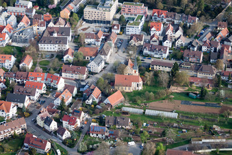 Johanneskirche im Ortsteil Stammheim in Stuttgart im Bundesland Baden-Württemberg, Deutschland