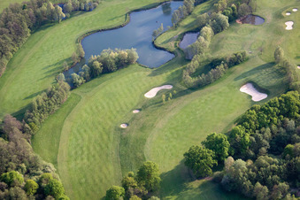 Luftbild von Soufflenheim , Golfclub Soufflenheim Baden-Baden im Bundesland Bas-Rhin, Frankreich