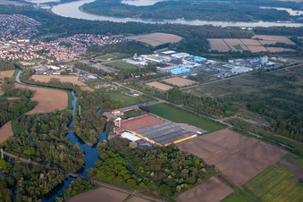 Luftbild von Dow Agrosciences in Drusenheim im Bundesland Bas-Rhin, Frankreich