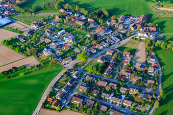 Ortsteil Hausgereut, Rathausstr im Ortsteil Rheinbischofsheim in Rheinau im Bundesland Baden-Württemberg, Deutschland
