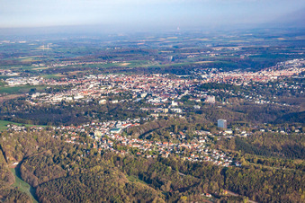 Pirmasens im Bundesland Rheinland-Pfalz, Deutschland von oben