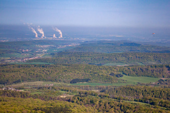 Centrale Nucleaire Cattenom im Bundesland Moselle, Frankreich