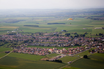 Luftbild von Villers-la-Montagne im Bundesland Meurthe-et-Moselle, Frankreich
