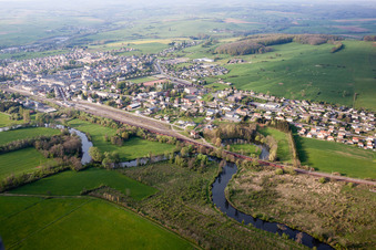 Bahnhof in Carignan im Bundesland Ardennes, Frankreich