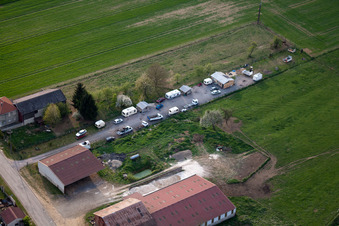 Luftbild von Brévilly im Bundesland Ardennes, Frankreich