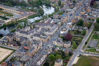 Luftaufnahme von Wadelincourt im Bundesland Ardennes, Frankreich