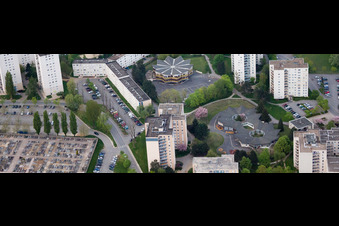 Luftbild von La Francheville im Bundesland Ardennes, Frankreich