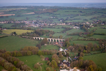 Luftbild von La Hérie im Bundesland Aisne, Frankreich