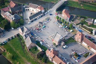 Vendhuile im Bundesland Aisne, Frankreich aus der Luft