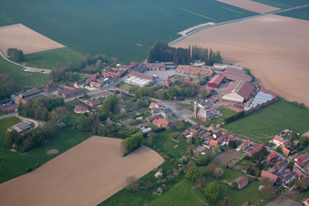 Luftbild von Gomiécourt im Bundesland Pas-de-Calais, Frankreich