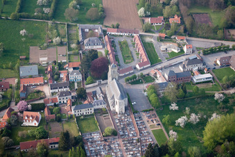 Luftbild von Rivière im Bundesland Pas-de-Calais, Frankreich