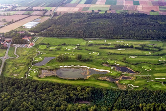 Golfclub Landgut Dreihof SÜW in Essingen im Bundesland Rheinland-Pfalz, Deutschland aus der Vogelperspektive