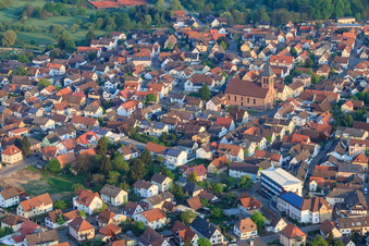 Kath. Kirche "St. Michael" in Ötigheim im Bundesland Baden-Württemberg, Deutschland