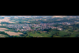 Panorama von Westen in Mothern im Bundesland Bas-Rhin, Frankreich