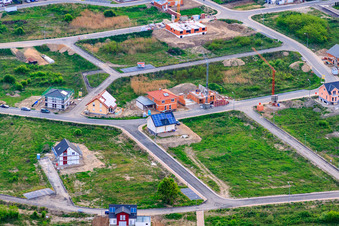 Neubaugebiet Falkenweg in Jockgrim im Bundesland Rheinland-Pfalz, Deutschland