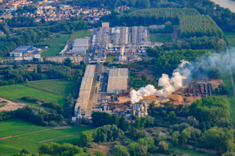 Luftbild von Industriegebiet Nolde in Germersheim im Bundesland Rheinland-Pfalz, Deutschland
