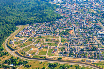 Neubaugebiet Blumenring in Jockgrim im Bundesland Rheinland-Pfalz, Deutschland