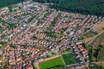 Schulstr in Jockgrim im Bundesland Rheinland-Pfalz, Deutschland
