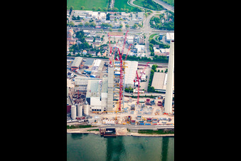 Neckarau, GKM in Mannheim im Bundesland Baden-Württemberg, Deutschland aus der Luft betrachtet