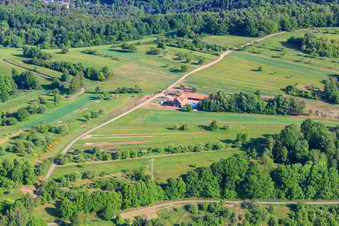 Aussiedlerhof, Bergstr in Eppenbrunn im Bundesland Rheinland-Pfalz, Deutschland
