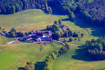 Luftbild von Eppenbrunn, Ransbrunnerhof im Bundesland Rheinland-Pfalz, Deutschland
