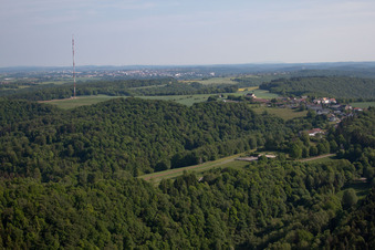 Luftbild von Ortsteil Hochstellerhof in Trulben im Bundesland Rheinland-Pfalz, Deutschland