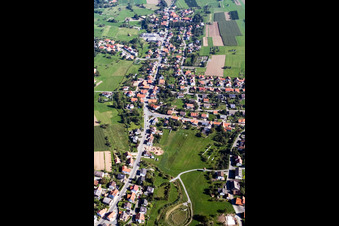 Oberdielbach von Südwesten in Waldbrunn im Bundesland Baden-Württemberg, Deutschland
