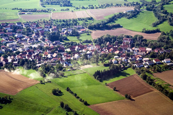 Lohrbach von Norden in Mosbach im Bundesland Baden-Württemberg, Deutschland
