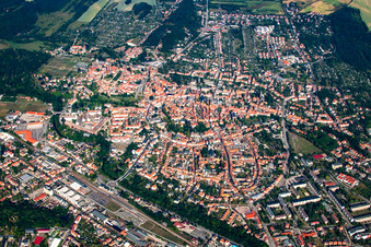 Breite Straße in Quedlinburg im Bundesland Sachsen-Anhalt, Deutschland