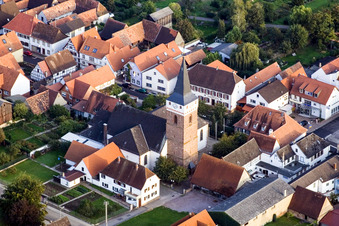Schaidt, Kirche in Wörth am Rhein im Bundesland Rheinland-Pfalz, Deutschland