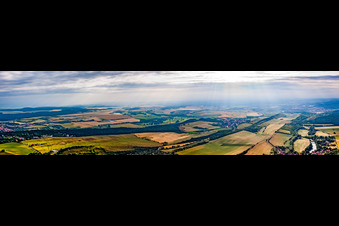 Panorama im Ortsteil Timmenrode in Blankenburg im Bundesland Sachsen-Anhalt, Deutschland