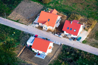 Neubaugebiet im O im Ortsteil Schaidt in Wörth am Rhein im Bundesland Rheinland-Pfalz, Deutschland