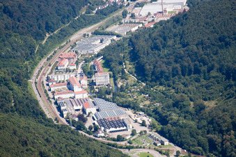 Spinnerei in Ettlingen im Bundesland Baden-Württemberg, Deutschland