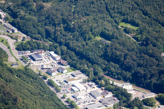 Ettlingen im Bundesland Baden-Württemberg, Deutschland von oben gesehen