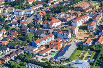 Buchstraße und Ludoviciring in Jockgrim im Bundesland Rheinland-Pfalz, Deutschland