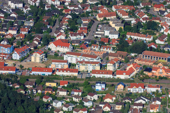 Luftbild von Ludviciring in Jockgrim im Bundesland Rheinland-Pfalz, Deutschland