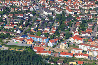 Akazienstr in Jockgrim im Bundesland Rheinland-Pfalz, Deutschland
