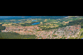 Standansicht von Westen in Jockgrim im Bundesland Rheinland-Pfalz, Deutschland