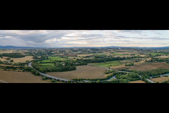 Panorama in Sant’Anastasio im Bundesland Toscana, Italien