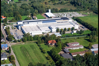 Industriegebiet Am Bruchbach im Ortsteil Schaidt in Wörth am Rhein im Bundesland Rheinland-Pfalz, Deutschland