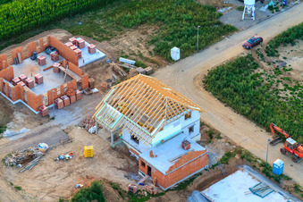 Luftaufnahme von Birkenweg in Steinweiler im Bundesland Rheinland-Pfalz, Deutschland