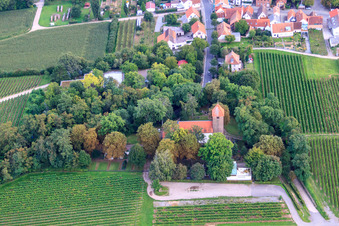Protest. Kirche Wollmesheim in Landau in der Pfalz im Bundesland Rheinland-Pfalz, Deutschland