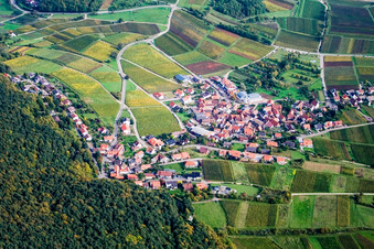 Luftaufnahme von Gleiszellen-Gleishohrbach in Gleiszellen-Gleishorbach im Bundesland Rheinland-Pfalz, Deutschland